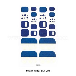 Блестящая пудра для ногтей на ногтях с полным покрытием наклейки MRMJ-R112-ZXJ-086