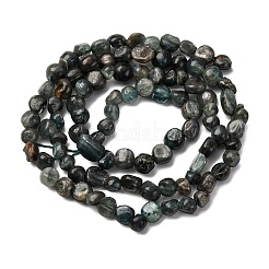 Естественный зеленый кварцевые нити бисера G-I389-A12