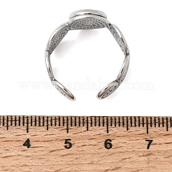 Componenti dell'anello a spirale in acciaio inossidabile 304 per bracciale&nbsp;STAS-P454-02A-P