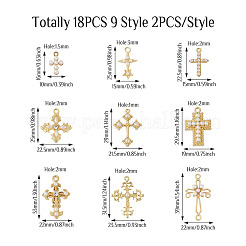 18 шт. 9 подвески из сплава и звенья для люстры FIND-CD0001-40