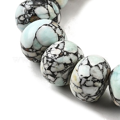 Синтетических нитей бирюзовые бусы G-F791-E01-02A