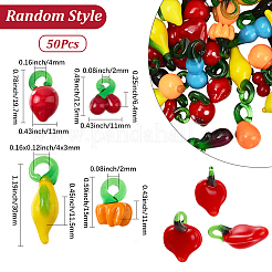 50шт обычные подвески лэмпворк&nbsp;LAMP-SC0001-63