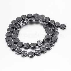 Non magnetici perle ematite sintetico fili&nbsp;G-P341-13-8x3mm