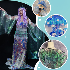 Отделка кружевом из полиэстера длиной 5 ярд&nbsp;OCOR-OC0001-82