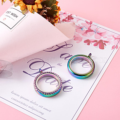 2шт 2 стиля сплава магнитные подвески-медальоны&nbsp;PALLOY-TA0002-33M