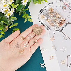 80 шт. подвески из нержавеющей стали 304 двух цветов STAS-BBC0001-92