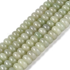 Natürliche weiße Jade perlen Stränge&nbsp;G-Q613-01F-13