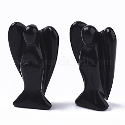 Натуральный обсидиан ангельский декор целебные камни G-R473-03