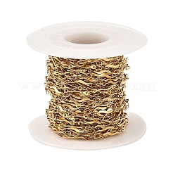 Ионное покрытие (ip) ручная работа 304 нержавеющая сталь волнообразные звенья цепи CHS-G025-06G