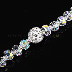 Нити бусин из акрила MAK-T011-08B