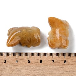 Резные фигурки исцеления из натурального топаза и нефрита&nbsp;G-B062-05C
