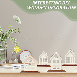 Деревянные сервировочные подносы DIY-WH0349-305