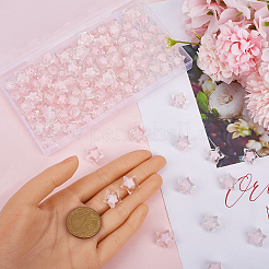 120 шт. Прозрачные акриловые бусины TACR-SP0001-11B