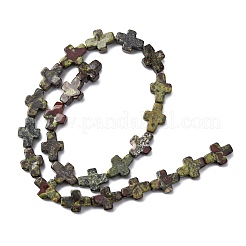 Бисер натуральный дракон крови пряди G-I369-A27-02