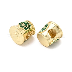 Латунные микро проложить Цирконий Европейский бисером KK-H519-01G