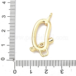 Подвески-шармы с микропаве из латуни&nbsp;KK-H539-06G