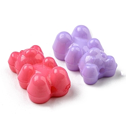 Непрозрачные акриловые бусины X-OACR-K001-11