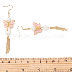 Boucles d'oreilles en alliage émaillé&nbsp;EJEW-JE07227