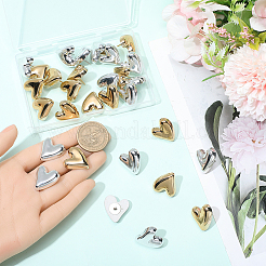 Канцелярские кнопки в форме сердца из смолы&nbsp;AJEW-WH20018-178