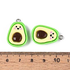 Подвески из непрозрачной смолы RESI-T056-09