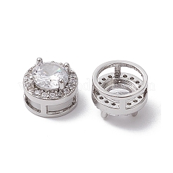 Латунные микропаве из прозрачного кубического циркония KK-K360-11P