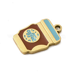 Подвески из нержавеющей стали 304 с эмалью&nbsp;STAS-I336-01G-01