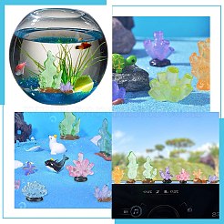 28 шт. 14 стиля украшения для демонстрации морских организмов из смолы&nbsp;RESI-CJ0004-72