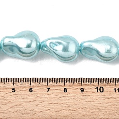 Нити бусин из гальванизированного непрозрачного стекла&nbsp;EGLA-K063-01F