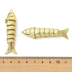 Латунные микро проложить кубического циркония большие кулоны&nbsp;KK-C143-52C-G