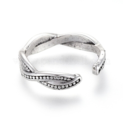 Регулируемые латунные кольца на мыске RJEW-EE0002-18AS