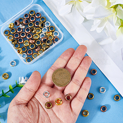 80 шт. 4 цвета тибетские рондель европейские бусины TIBEB-PA0001-13