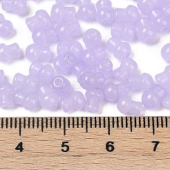 Стеклянные бусины прозрачных цветов SEED-R001-01D