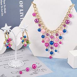 540 шт. 27 стильные бусины из абс-пластика с имитацией жемчуга&nbsp;OACR-TA0001-18