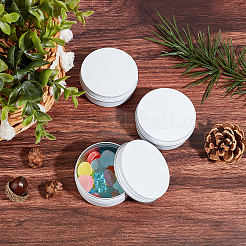 Круглые алюминиевые жестяные банки&nbsp;LS-CON-WH0079-13A