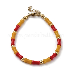 Браслеты из нержавеющей стали 304 для женщин BJEW-M056-07G