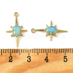 Ottone micro spianare pendenti zirconi&nbsp;X-KK-M277-08G-06