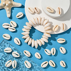 100 шт. бусины из натуральной ракушки каури BSHE-LT0001-07B