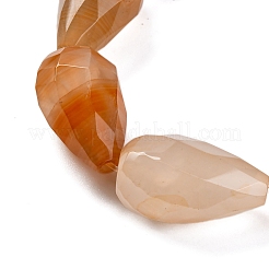 Натуральный красный агат бисер нитей&nbsp;G-G177-D01-01