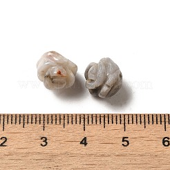 Натуральный агат сумасшедшего кружева резной цветок разбросанные бусины G-O156-B-23