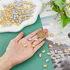 120 шт. 2-х цветные подвески из металлического сплава&nbsp;FIND-DC0004-55