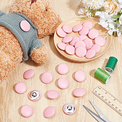 30 шт. кнопки из искусственной кожи&nbsp;BUTT-NB0001-90G