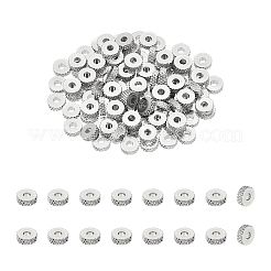100 шт. 201 нержавеющая сталь разделительные бусины&nbsp;STAS-UN0059-57B