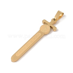 Подвески из нержавеющей стали 304 с вакуумным покрытием pvd&nbsp;STAS-M068-14G