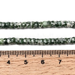 Stränge aus natürlichen grünen Fleckenjaspis-Heishi-Perlen&nbsp;G-A299-A22-01