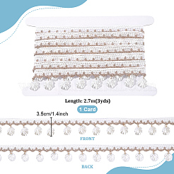 3 ярд полиэстера и отделка ракушками&nbsp;OCOR-PH0006-40