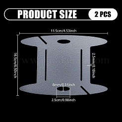 Прямоугольные акриловые доски для намотки ниток AJEW-WH0460-157