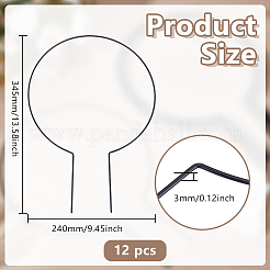 12 шт. железные опоры для растений&nbsp;AJEW-GO0002-80