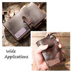 54 шт. 9-х цветные этикетки из микрофибры и кожи&nbsp;DIY-BY0001-13