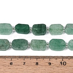 Природный зеленый бисер пряди клубники кварца&nbsp;G-T138-26A-10