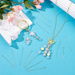 20 шт. 925 булавки с головкой из стерлингового серебра&nbsp;STER-PH0003-20